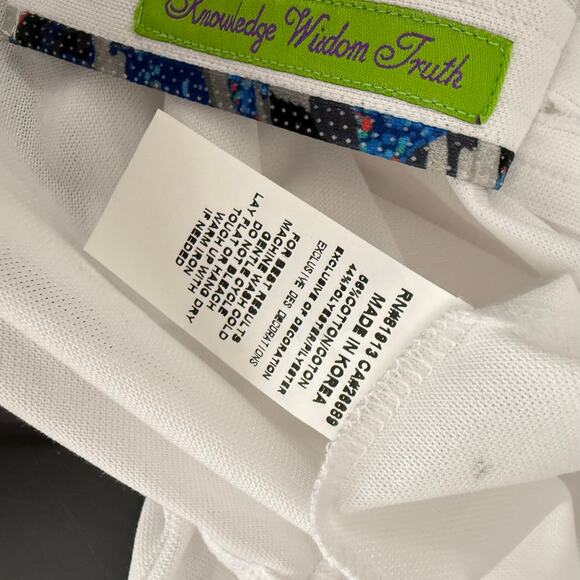 Robert Graham Casual Button Front Long Sleeve Shirt Solid White M - Picture 8 of 9